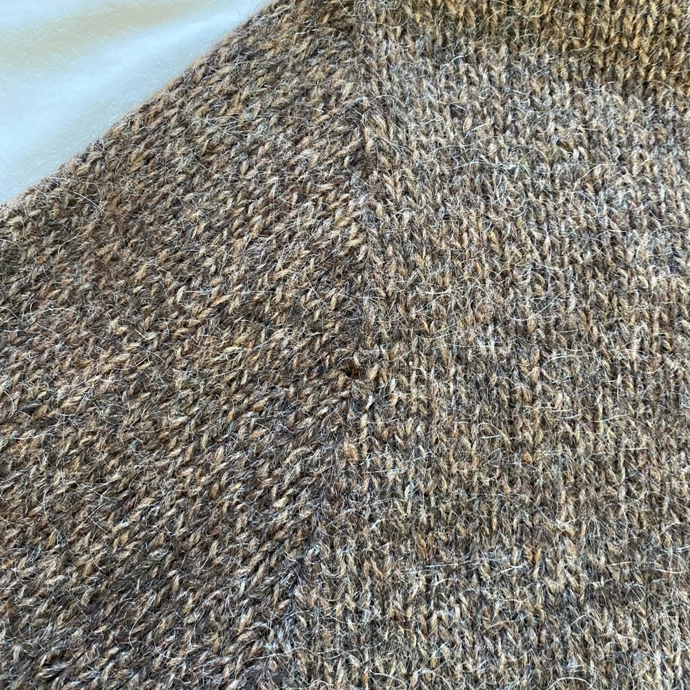 Winona Knits Brown Wool Cardigan Sweater - Picture 10 of 11
